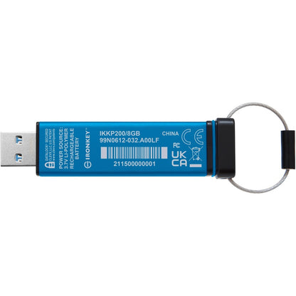 IronKey Keypad 200 8GB USB 3.2 (Gen 1) Type A Flash Drive IKKP200/8GB