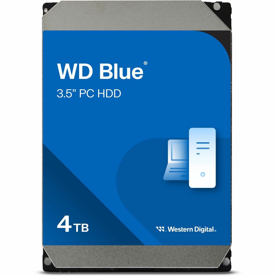 Disque dur Western Digital Blue WD40EZAX 4 To - 3,5" interne - SATA (SATA/600) - Méthode d'enregistrement magnétique conventionnel (CMR) WD40EZAX