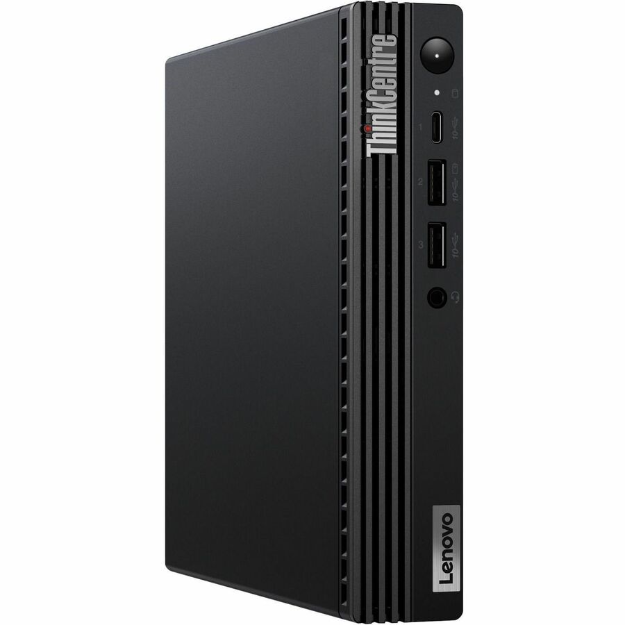Ordinateur de bureau Lenovo ThinkCentre M80q Gen 3 11U10054US - Intel Core i5 12e génération i5-12500T - Technologie vPro - 16 Go - SSD 256 Go - Minuscule - Noir 11U10054US