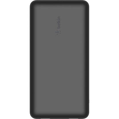 Chargeur portatif Belkin 15 W à 3 ports USB - 20 000 mAh - 2 x USB-A (12 W), 1 x USB-C (15 W) - avec câble USB-A vers USB-C - Noir BPB012BTBK