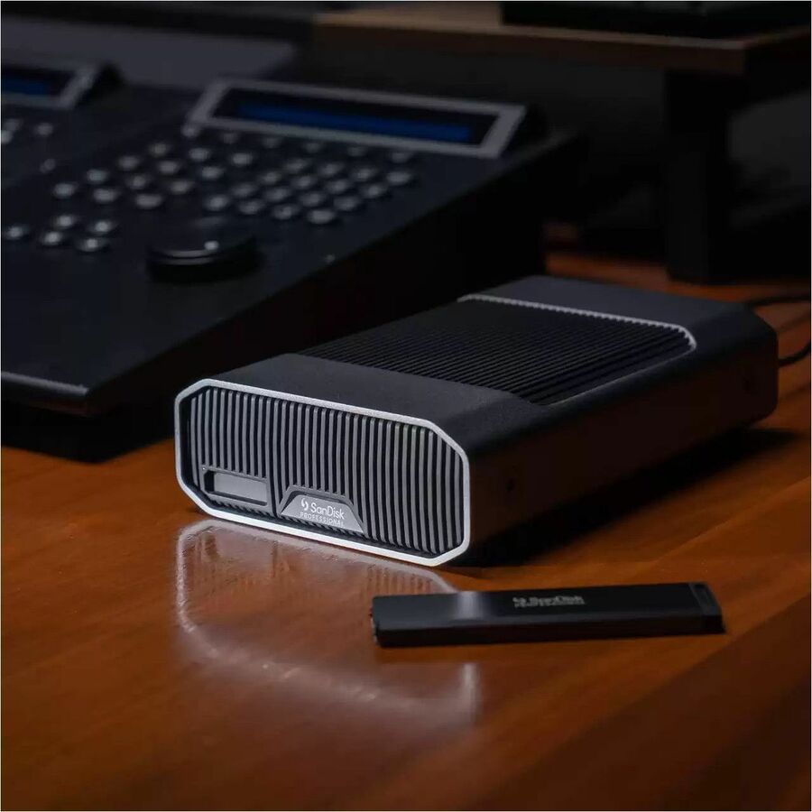 SanDisk Professional G-DRIVE PROJECT 12 TB Portable Rugged Hard Drive - External - Gray SDPHG1H-012T-NBAAD