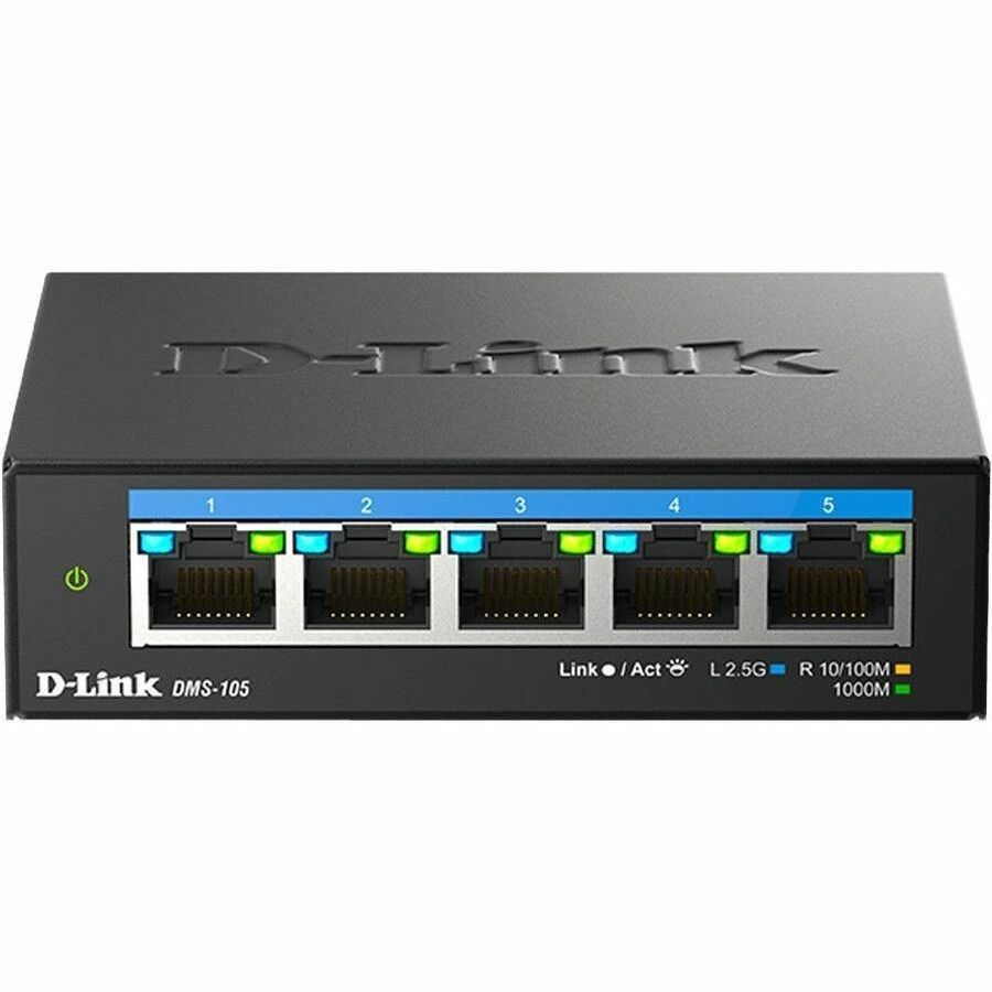 D-Link 5-Port Multi-Gigabit Unmanaged Switch DMS-105