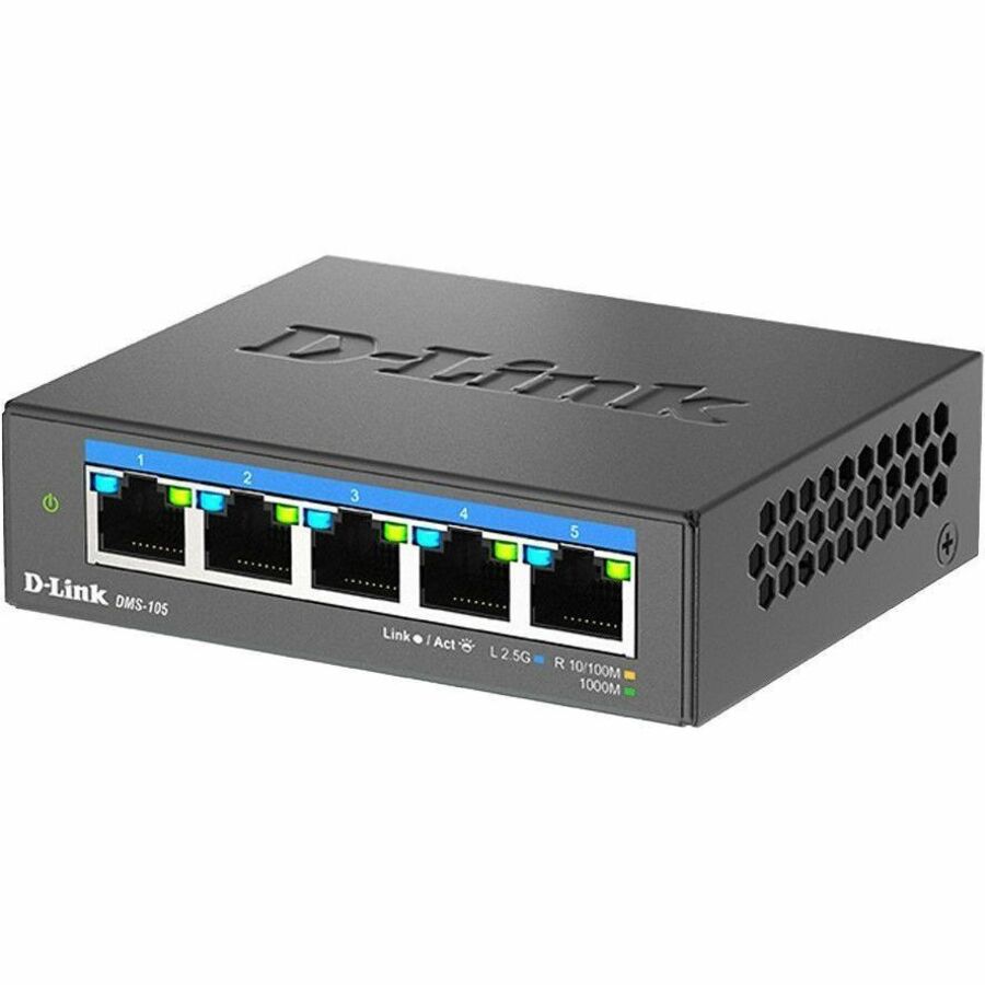 D-Link 5-Port Multi-Gigabit Unmanaged Switch DMS-105