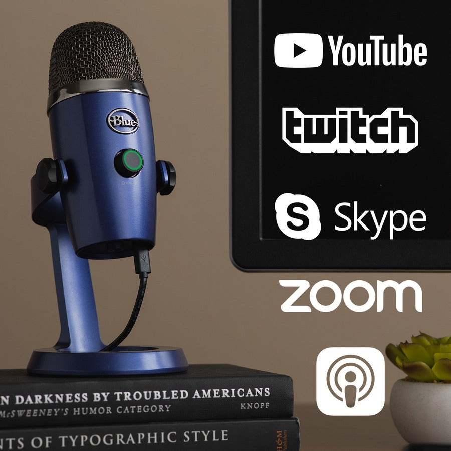 Microphone à condensateur filaire Blue Yeti Nano 988-000089