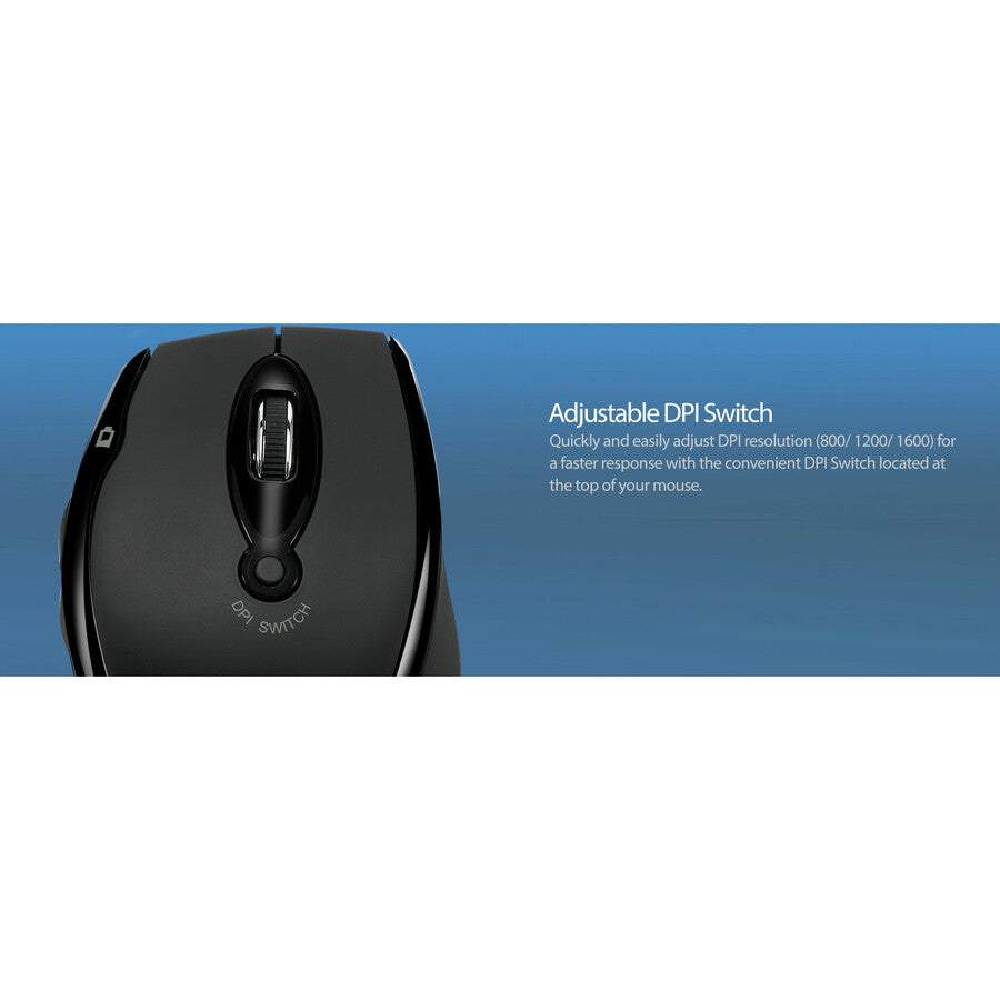 Adesso iMouse M20B - Souris optique ergonomique sans fil IMOUSE M20B