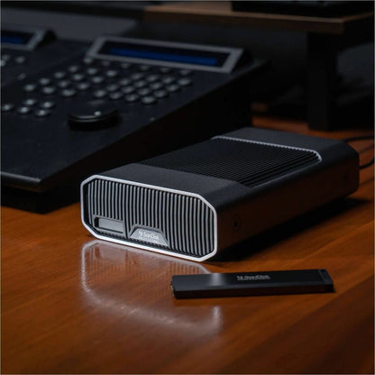 SanDisk Professional G-DRIVE PROJECT SDPHG1H-008T-NBAAD 8 TB Portable Hard Drive - External - Gray SDPHG1H-008T-NBAAD