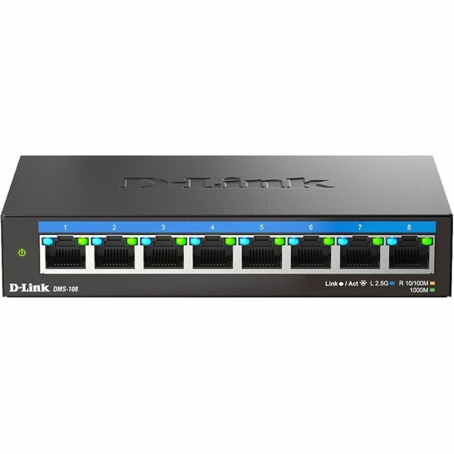 D-Link 8-Port Multi-Gigabit Unmanaged Switch DMS-108