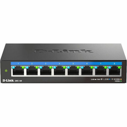 D-Link 8-Port Multi-Gigabit Unmanaged Switch DMS-108