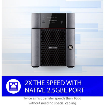 BUFFALO TeraStation 3420 4-Bay SMB 32TB (4x8TB) Desktop NAS Storage w/ Hard Drives Included TS3420DN3204