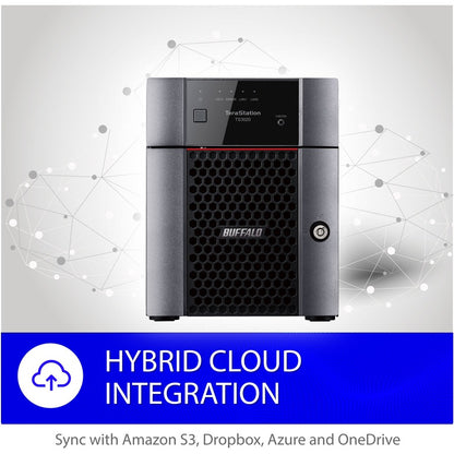 BUFFALO TeraStation 3420 4-Bay SMB 32TB (4x8TB) Desktop NAS Storage w/ Hard Drives Included TS3420DN3204