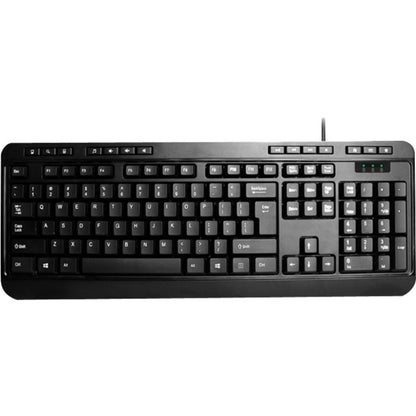 Adesso Spill-Resistant Multimedia Desktop Keyboard (USB) AKB-132UB