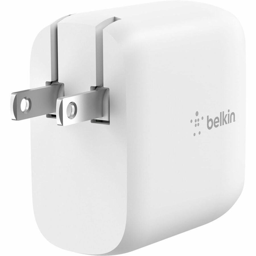 Chargeur mural Belkin BoostCharge Dual USB-C Power Delivery 40 W - Adaptateur secteur WCB006DQWH