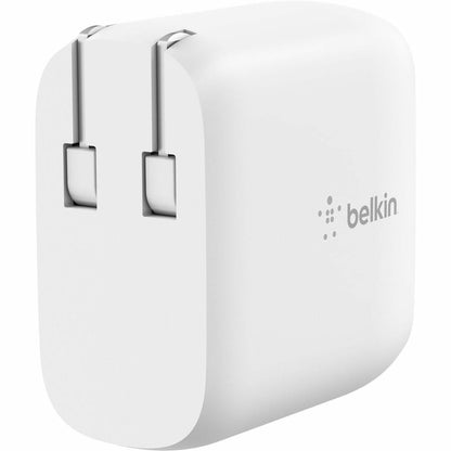 Chargeur mural Belkin BoostCharge Dual USB-C Power Delivery 40 W - Adaptateur secteur WCB006DQWH