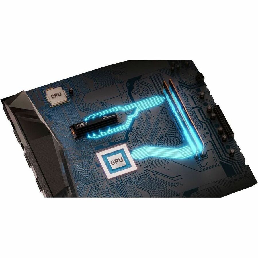 Disque SSD Crucial T700 1 To - M.2 2280 interne - PCI Express NVMe (PCI Express NVMe 5.0 x4) CT1000T700SSD5