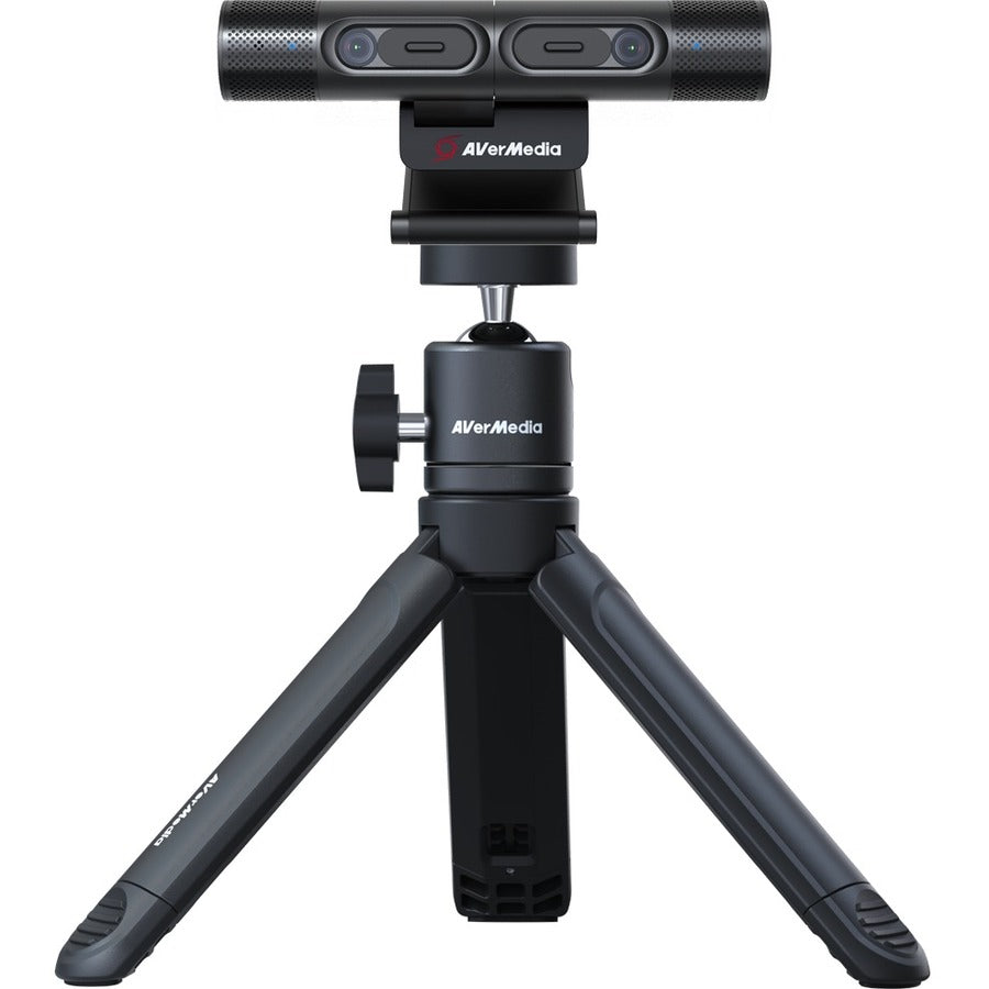 Caméra de vidéoconférence AVerMedia DualCam PW313D - 5 mégapixels - 30 ips - Noir - USB 2.0 - 1 paquet(s) - Conforme TAA PW313D