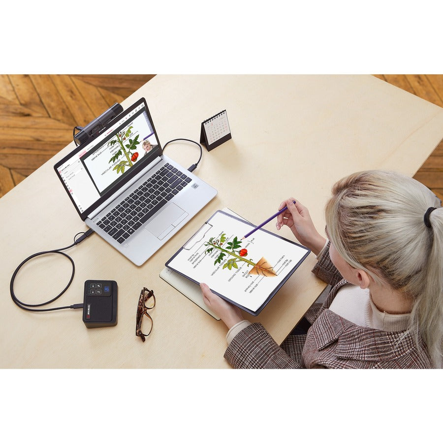 Caméra de vidéoconférence AVerMedia DualCam PW313D - 5 mégapixels - 30 ips - Noir - USB 2.0 - 1 paquet(s) - Conforme TAA PW313D