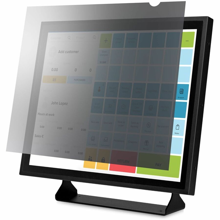 StarTech.com Filtre de confidentialité pour écran d'ordinateur 17 pouces 5:4, écran de confidentialité antireflet avec réduction de la lumière bleue de 51 %, angle de vue de +/- 30 degrés 1754-PRIVACY-SCREEN