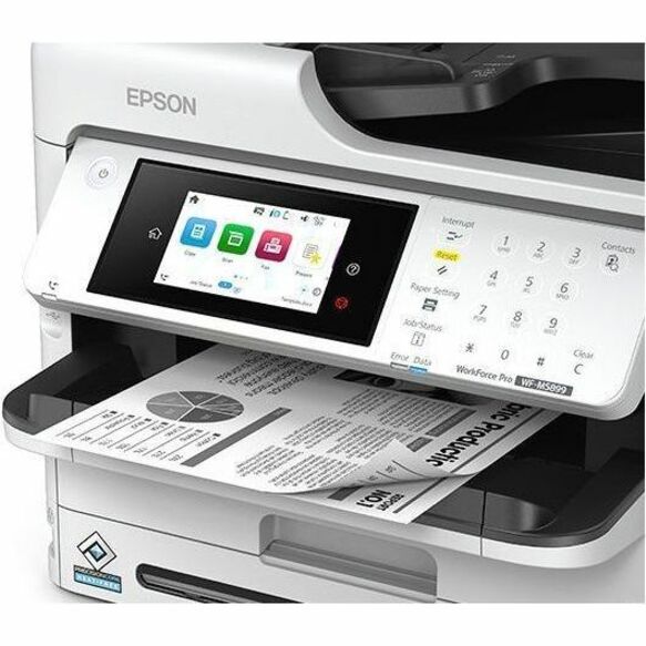 Imprimante multifonction à jet d'encre filaire et sans fil Epson WorkForce Pro WF-M5899 - Monochrome C11CK76201