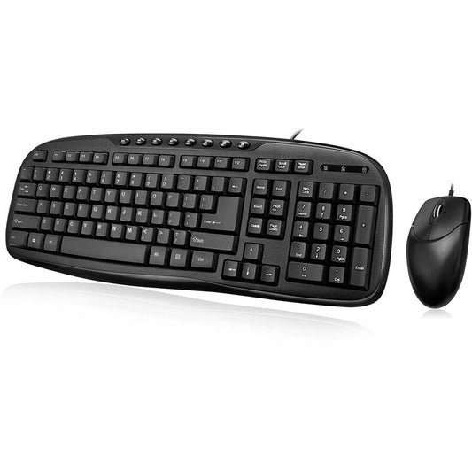 Ensemble clavier et souris multimédia USB de bureau Adesso EasyTouch AKB-133CB AKB-133CB