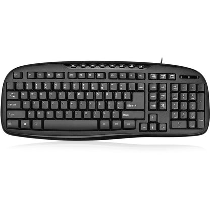 Ensemble clavier et souris multimédia USB de bureau Adesso EasyTouch AKB-133CB AKB-133CB