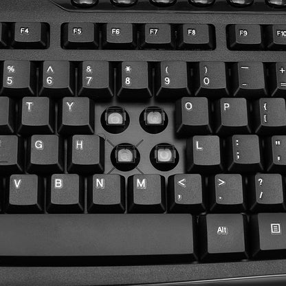 Ensemble clavier et souris multimédia USB de bureau Adesso EasyTouch AKB-133CB AKB-133CB