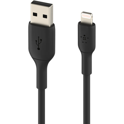 Câble Belkin BoostCharge Lightning vers USB-A (1 mètre / 3,3 pieds, noir) CAA001BT1MBK