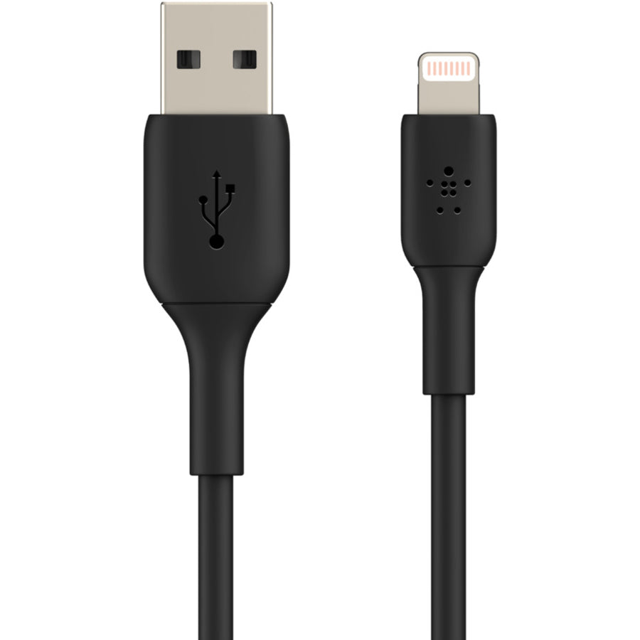 Câble Belkin BoostCharge Lightning vers USB-A (1 mètre / 3,3 pieds, noir) CAA001BT1MBK