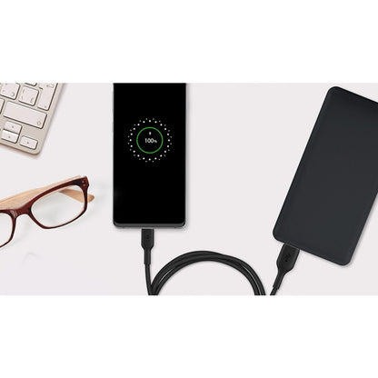 Câble Belkin BoostCharge USB-C vers USB-A (1 mètre / 3,3 pieds, noir) CAB001BT1MBK
