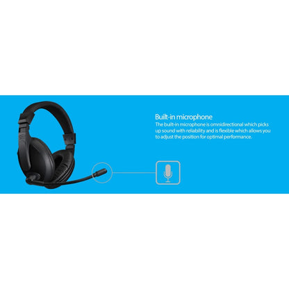 Adesso Xtream H5U Stereo USB Multimedia Headphone/Headset with Microphone XTREAM H5U
