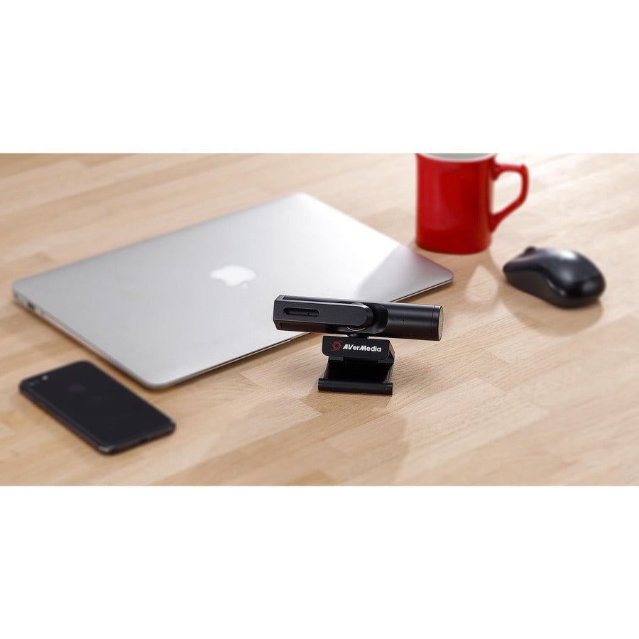 AVerMedia Live Streamer PW513 Webcam - 8 Megapixel - 60 fps - USB 3.0 - TAA Compliant PW513