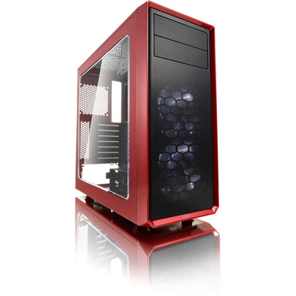 Fractal Design Focus G Computer Case with Windowed Side Panel FD-CA-FOCUS-RD-W