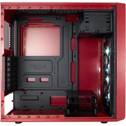 Fractal Design Focus G Computer Case with Windowed Side Panel FD-CA-FOCUS-RD-W