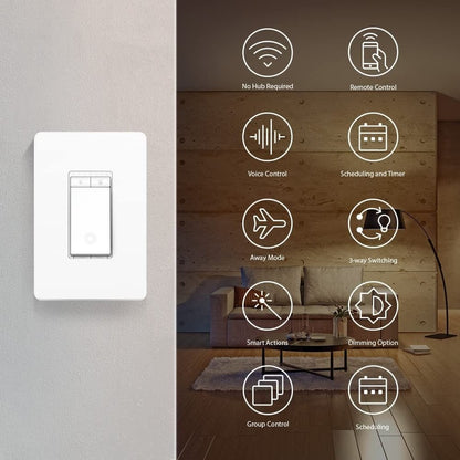 Kit variateur à 3 voies avec interrupteur intelligent WiFi Kasa KS230 KIT