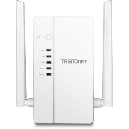 Kit de point d'accès sans fil AC1200 double bande Powerline 1200 AV2 Wi-Fi Everywhere de TRENDnet, comprend 1 x TPL-430AP et 1 x TPL-423E, 3 x ports Gigabit, installation facile, blanc, TPL-430APK TPL-430APK