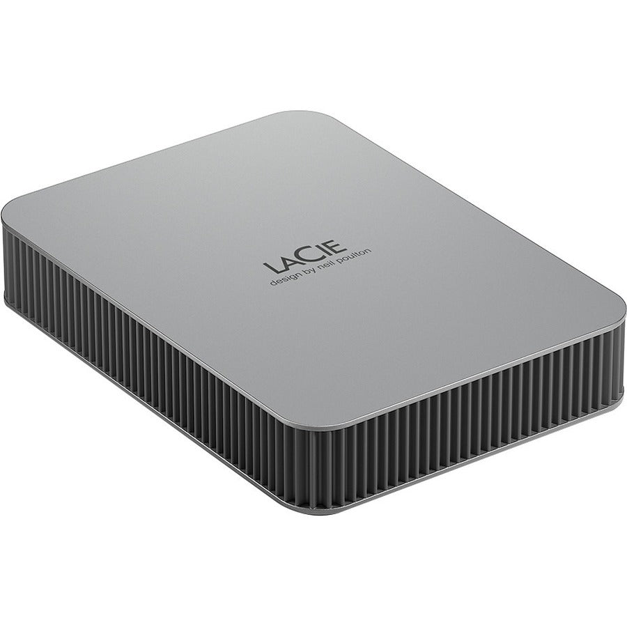 Disque dur portable LaCie Mobile Drive STLP4000400 4 To - Externe 3,5" - Moon Silver STLP4000400