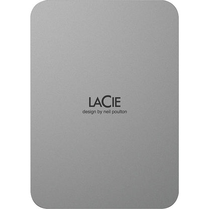 Disque dur portable LaCie Mobile Drive STLP4000400 4 To - Externe 3,5" - Moon Silver STLP4000400