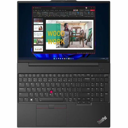 Ordinateur portable Lenovo ThinkPad E16 Gen 1 21JN003YUS 16" - WUXGA - Intel Core i5 13e génération i5-1335U - 16 Go - SSD 256 Go - Clavier anglais - Noir graphite 21JN003YUS