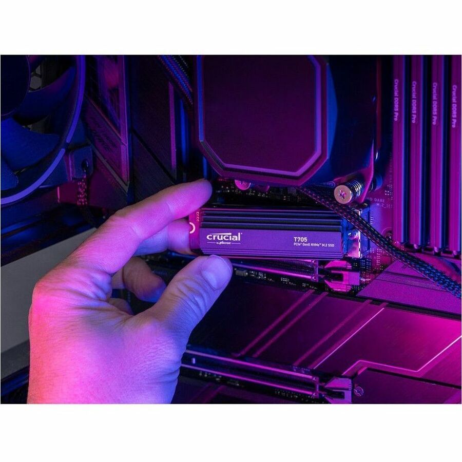 Disque SSD Crucial T705 1 To - M.2 2280 interne - PCI Express NVMe (PCI Express NVMe 5.0 x4) CT1000T705SSD5
