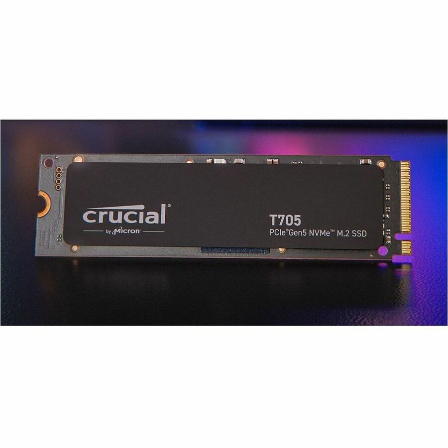Disque SSD Crucial T705 2 To - M.2 2280 interne - PCI Express NVMe (PCI Express 5.0 x4) CT2000T705SSD3