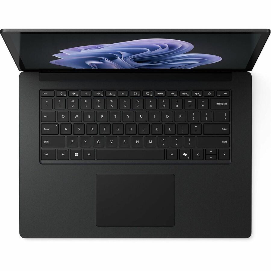 Ordinateur portable Microsoft Surface Laptop 6 15" à écran tactile - Intel Core Ultra 7 165H - 16 Go - SSD 256 Go - Clavier anglais - Noir ZLP-00001