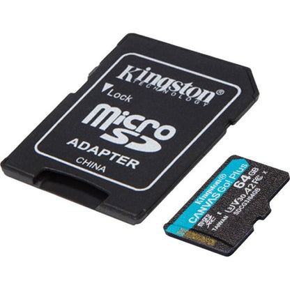 Kingston Canvas Go! Plus SDCG3 64 GB Class 10/UHS-I (U3) microSDXC SDCG3/64GB