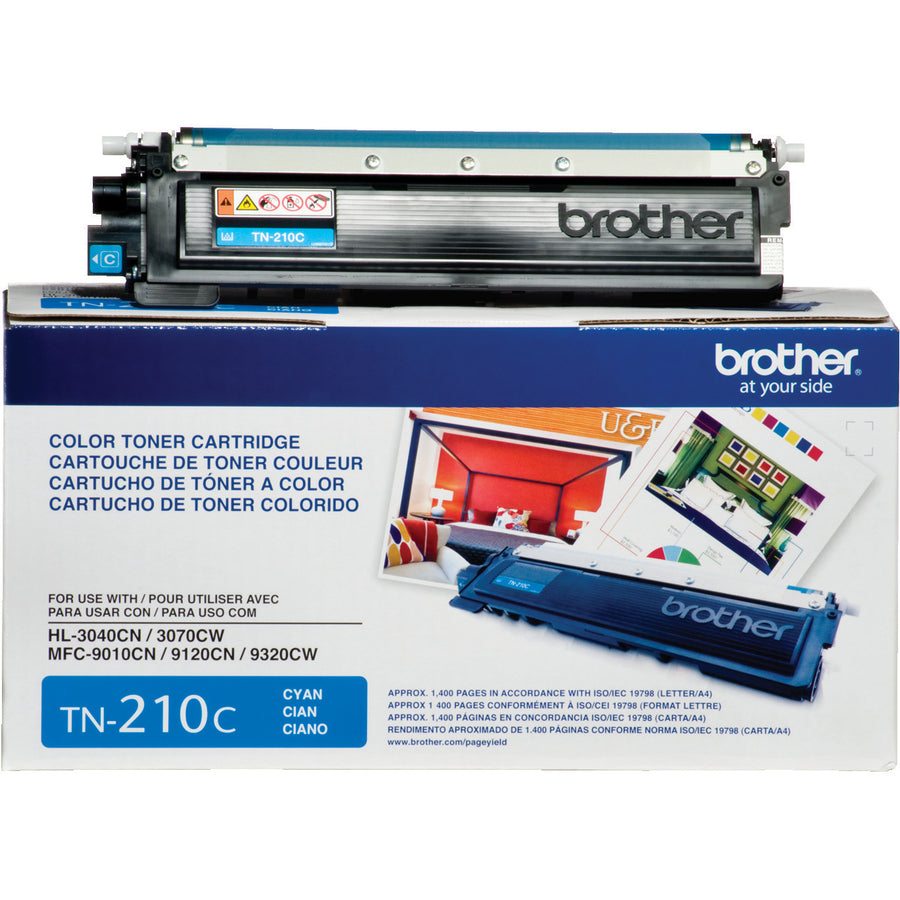 Cartouche de toner d'origine Brother TN210C TN210C