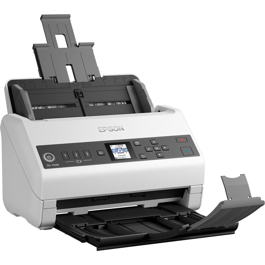 Scanner à feuilles Epson DS-730N - 600 dpi optique B11B259201