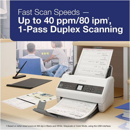 Scanner à feuilles Epson DS-730N - 600 dpi optique B11B259201