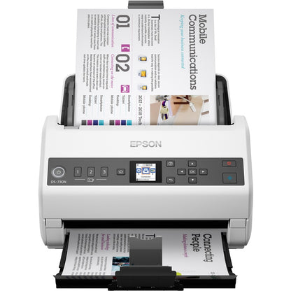 Scanner à feuilles Epson DS-730N - 600 dpi optique B11B259201