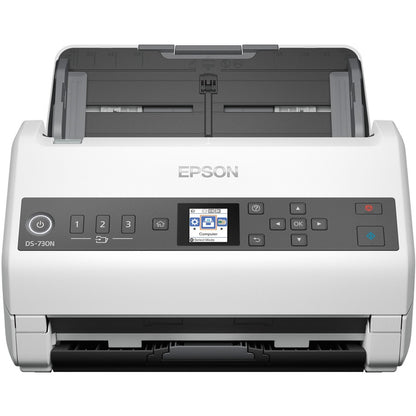 Scanner à feuilles Epson DS-730N - 600 dpi optique B11B259201