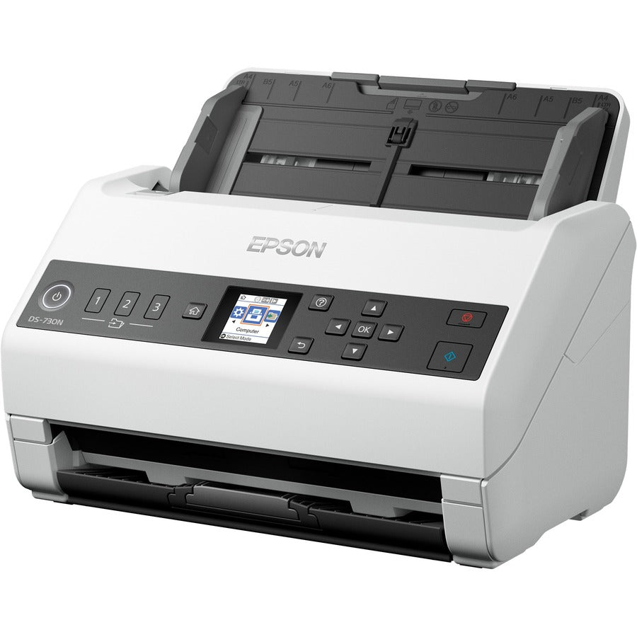 Scanner à feuilles Epson DS-730N - 600 dpi optique B11B259201