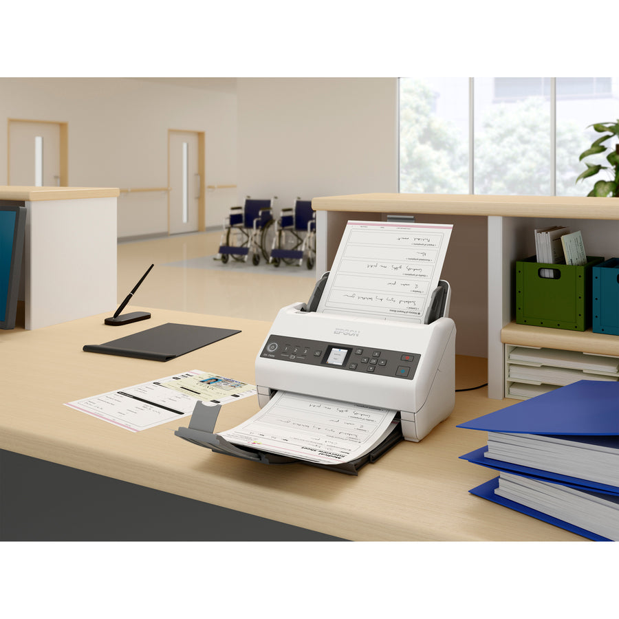 Scanner à feuilles Epson DS-730N - 600 dpi optique B11B259201