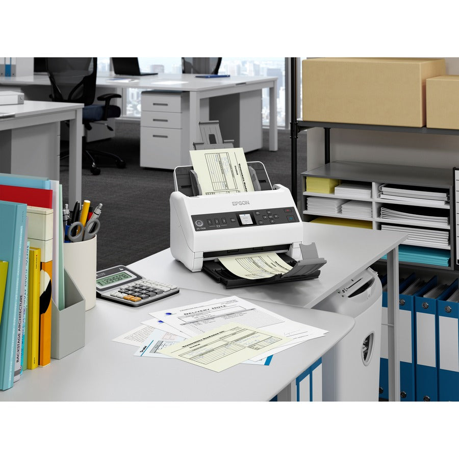 Scanner à feuilles Epson DS-730N - 600 dpi optique B11B259201