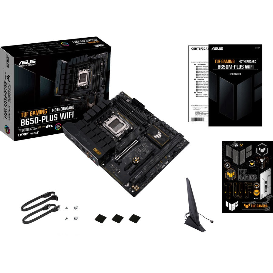 Carte mère de bureau gaming TUF GAMING B650-PLUS WIFI - Chipset AMD B650 - Socket AM5 - ATX TUF GAMING B650-PLUS WIFI